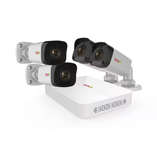 Ultra HD 8-Channel 1TB NVR Surveillance System with 4 2 Megapixel Cameras