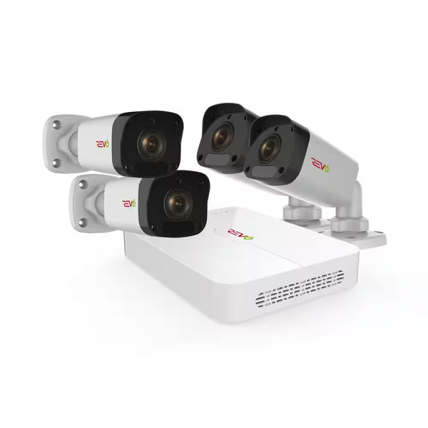 Ultra HD 8-Channel 1TB NVR Surveillance System with 4 2 Megapixel Cameras