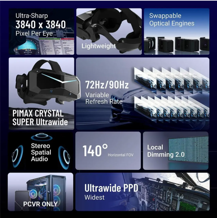Pimax Crystal Super 8K Micro-OLED