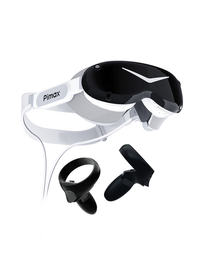 Pimax Dream Air SLAM PCVR Headset, 8K Sony Micro OLED, 110° FOV, Eye & Hand Tracking, 6DOF Controllers