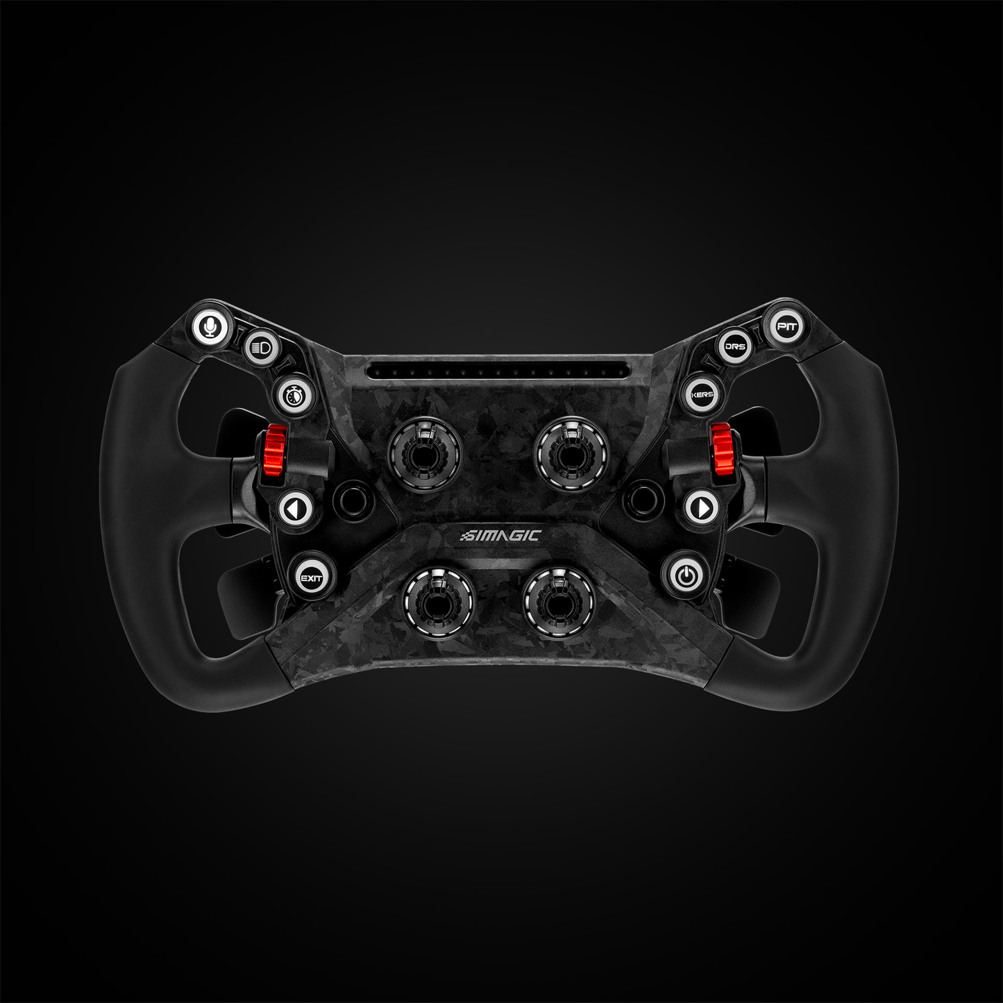 SIMAGIC GT Neo 300mm Carbon Fiber Racing Wheel – RGB Buttons, Magnetic Paddles, Quick Release for Sim Racing
