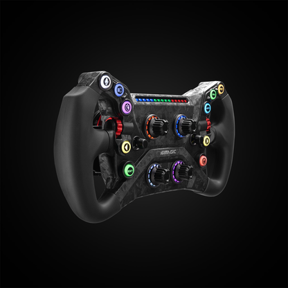 SIMAGIC GT Neo 300mm Carbon Fiber Racing Wheel – RGB Buttons, Magnetic Paddles, Quick Release for Sim Racing