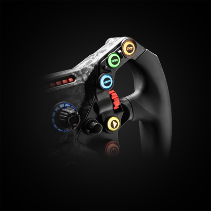 SIMAGIC GT Neo 300mm Carbon Fiber Racing Wheel – RGB Buttons, Magnetic Paddles, Quick Release for Sim Racing