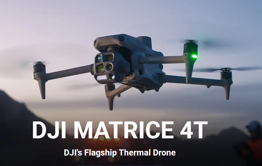 DJI Matrice 4T Thermal Drone — Compact Enterprise Drone with AI Detection & Laser Rangefinder