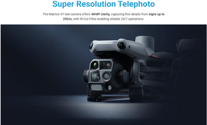 DJI Matrice 4T Thermal Drone — Compact Enterprise Drone with AI Detection & Laser Rangefinder