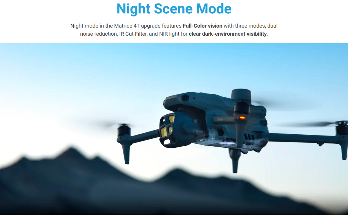 DJI Matrice 4T Thermal Drone — Compact Enterprise Drone with AI Detection & Laser Rangefinder