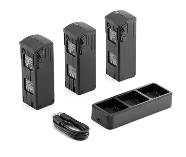 DJI Mavic 3 Enterprise Series Battery Kit — 3-Battery Bundle with 100W Charging Hub