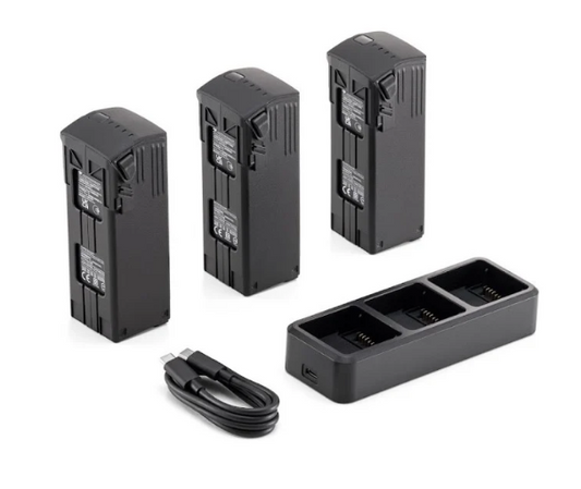 DJI Mavic 3 Enterprise Series Battery Kit - 3-Battery Bundle with 100W Charging Hub