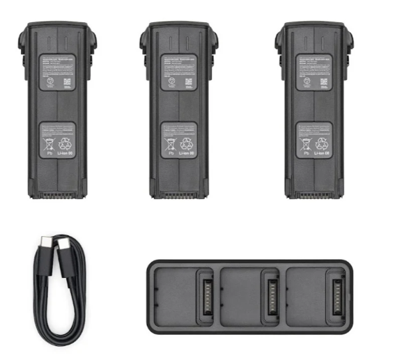 DJI Mavic 3 Enterprise Series Battery Kit — 3-Battery Bundle with 100W Charging Hub
