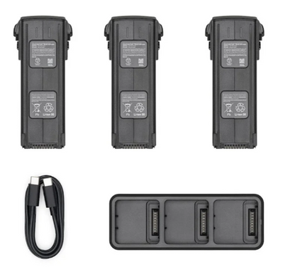 DJI Mavic 3 Enterprise Series Battery Kit — 3-Battery Bundle with 100W Charging Hub