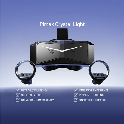 Pimax Crystal Super- The World's First Retina-Level VR Headset 57PPD with 120 degree HFOV