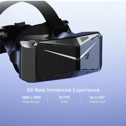 Pimax Crystal Light VR Headset Virtual Reality With Controllers