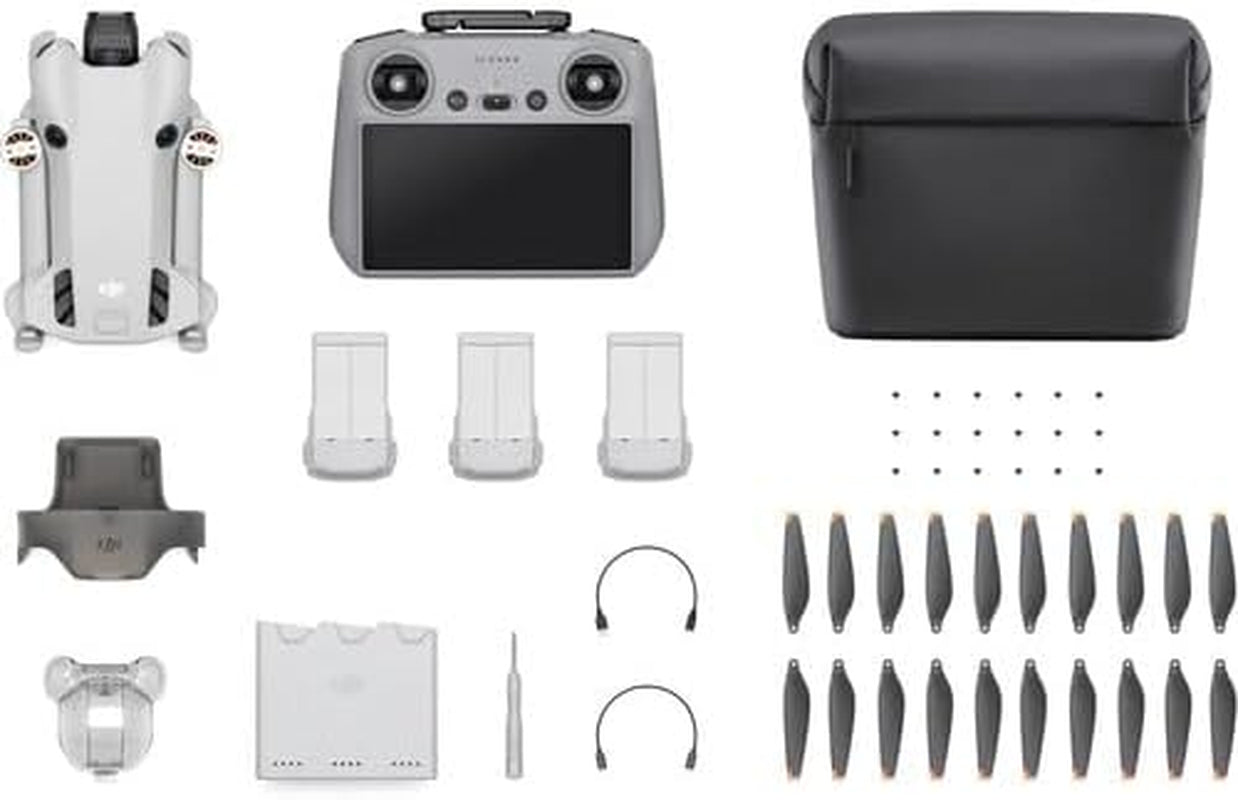 Mini 4 Pro Drone Fly More Combo with RC 2 Controller | 4K HDR Camera Omnidirectional Obstacle Sensing | 36-Min Flight Time (CP.MA.00000813.01) + Backpack + Landing Pad + 64GB Card + More