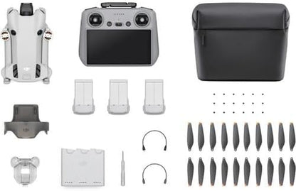 Mini 4 Pro Drone Fly More Combo with RC 2 Controller | 4K HDR Camera Omnidirectional Obstacle Sensing | 36-Min Flight Time (CP.MA.00000813.01) + Backpack + Landing Pad + 64GB Card + More